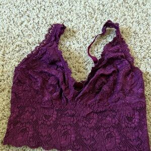 Lace Bralette in Purple
